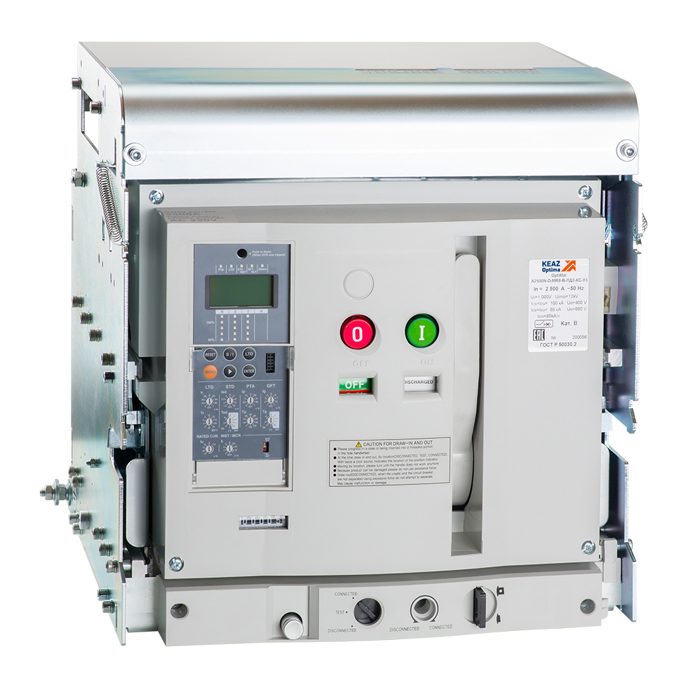 Выключатель автоматический OptiMat A4000N-D-MR8-B-ПД2-МР-З-ИШ-ПК-У3